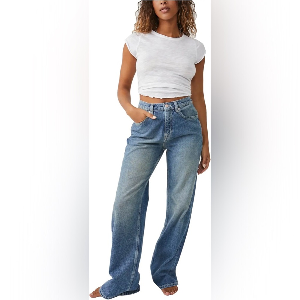 Free People Blue Women's Jeans